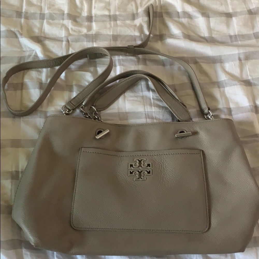 Authentic Tory Burch tote with crossbody strap